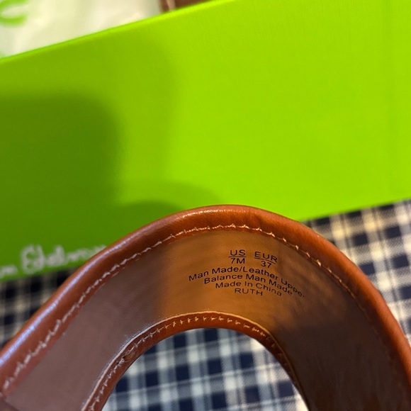 Sam Edelman Ruth Wedge Tan and Brown Slide Sandals - Picture 2 of 10